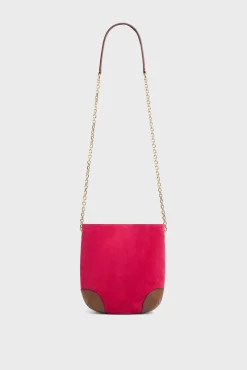 Sac Bandouliere En Cuir Rose - Mini Charlotte<Gerard Darel Fashion