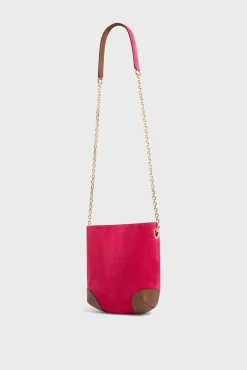 Sac Bandouliere En Cuir Rose - Mini Charlotte<Gerard Darel Fashion