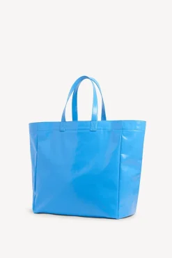 Sac Cabas En Toile Enduite Bleu - Lola<Gerard Darel Discount