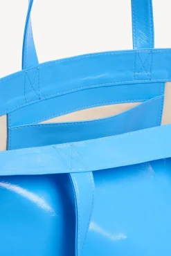 Sac Cabas En Toile Enduite Bleu - Lola<Gerard Darel Discount