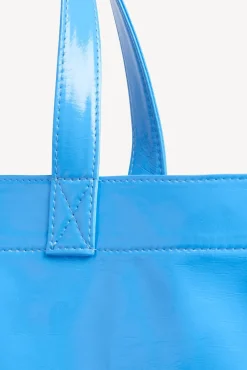 Sac Cabas En Toile Enduite Bleu - Lola<Gerard Darel Discount