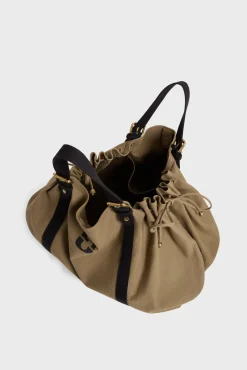 Sac De Voyage En Toile Kaki - 72H<Gerard Darel Outlet