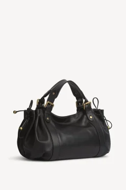 Sac En Cuir De Veau Noir - Le 24H<Gerard Darel Outlet