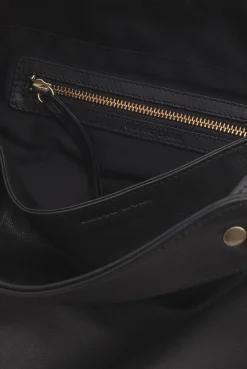 Sac En Cuir De Veau Noir - Le 24H<Gerard Darel Outlet