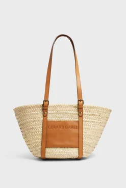Sac En Palme Et Cuir Naturel - Colette<Gerard Darel Outlet