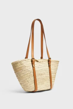 Sac En Palme Et Cuir Naturel - Colette<Gerard Darel Outlet