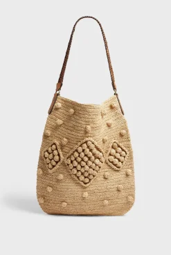 Sac En Raphia Et Cuir Ficelle - Josie<Gerard Darel Best