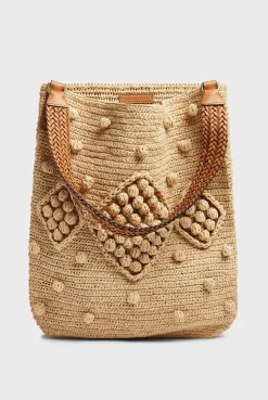 Sac En Raphia Et Cuir Ficelle - Josie<Gerard Darel Best
