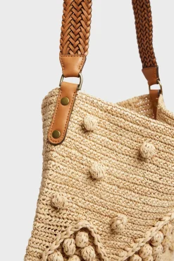 Sac En Raphia Et Cuir Ficelle - Josie<Gerard Darel Best