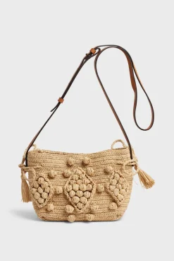 Sac En Raphia Et Cuir Ficelle - Mini<Gerard Darel New