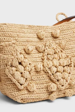 Sac En Raphia Et Cuir Ficelle - Mini<Gerard Darel New