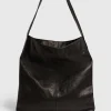 Sac Hobo Cuir De Mouton Femme Noir Lady<Gerard Darel Hot