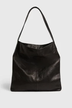 Sac Hobo Cuir De Mouton Femme Noir Lady<Gerard Darel Hot