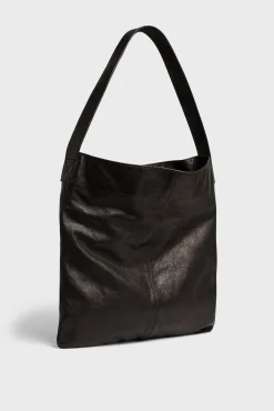 Sac Hobo Cuir De Mouton Femme Noir Lady<Gerard Darel Hot