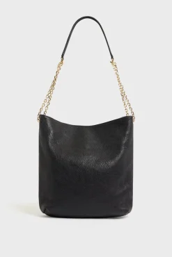 Sac Hobo En Cuir Femme Noir Le Charlotte<Gerard Darel Online