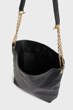 Sac Hobo En Cuir Femme Noir Le Charlotte<Gerard Darel Online