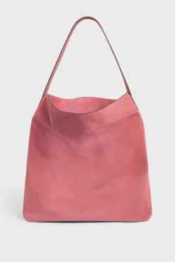 Sac Hobo En Cuir Velours Bois De Rose - Lady<Gerard Darel Hot