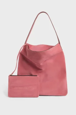 Sac Hobo En Cuir Velours Bois De Rose - Lady<Gerard Darel Hot
