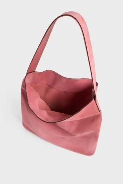 Sac Hobo En Cuir Velours Bois De Rose - Lady<Gerard Darel Hot