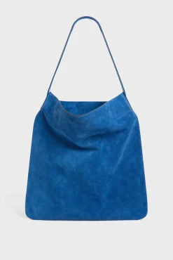 Sac Hobo En Cuir Velours Denim - Lady<Gerard Darel Sale