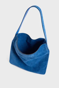 Sac Hobo En Cuir Velours Denim - Lady<Gerard Darel Sale