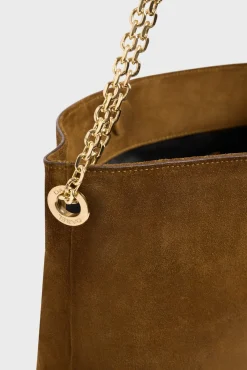 Sac Hobo En Cuir Velours - Le Charlotte<Gerard Darel Sale