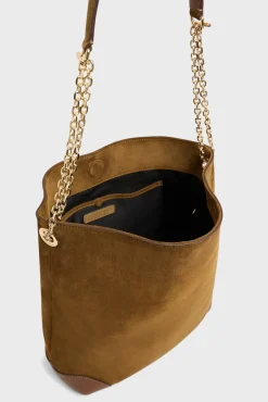 Sac Hobo En Cuir Velours - Le Charlotte<Gerard Darel Sale