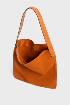 Sac Hobo En Cuir Velours Marsala - Lady<Gerard Darel Online