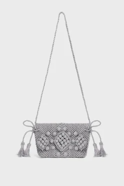Sac Travers Crochet Metallise - Mini 24<Gerard Darel Sale