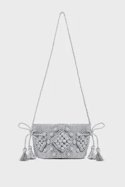 Sac Travers Crochet Metallise - Mini 24<Gerard Darel Sale