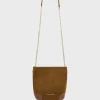 Sac Travers Cuir Velours Ambre - Mini Charlotte<Gerard Darel Hot
