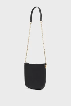 Sac Travers En Cuir Noir - Le Mini Charlotte<Gerard Darel Best