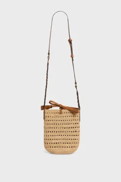 Sac Travers En Raphia Ficelle - Trinity<Gerard Darel Outlet