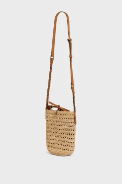 Sac Travers En Raphia Ficelle - Trinity<Gerard Darel Outlet