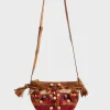 Sac Travers En Raphia Rouge - Mini 24<Gerard Darel Fashion