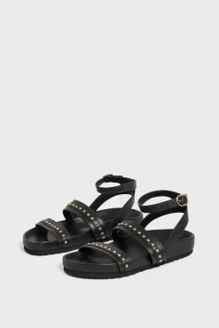 Sandales En Cuir Et Clous Noir - Arianne<Gerard Darel Online
