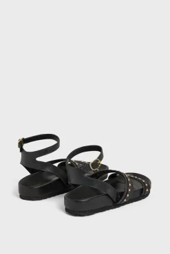 Sandales En Cuir Et Clous Noir - Arianne<Gerard Darel Online