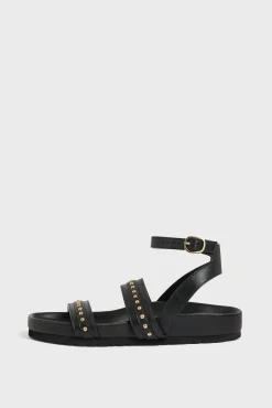 Sandales En Cuir Et Clous Noir - Arianne<Gerard Darel Online