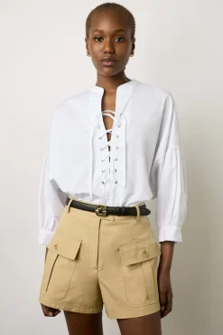Short A Poches En Coton Sable - Clemy<Gerard Darel Best