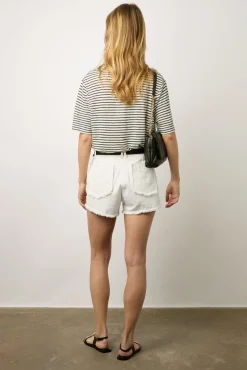 Short Ecru En Denim Frange Ecru - Farel<Gerard Darel Online