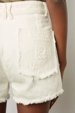 Short Ecru En Denim Frange Ecru - Farel<Gerard Darel Online