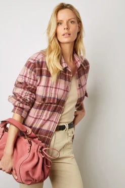Surchemise A Carreaux Rose - Becky<Gerard Darel Discount