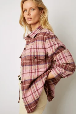 Surchemise A Carreaux Rose - Becky<Gerard Darel Discount