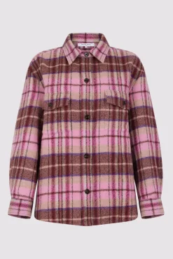 Surchemise A Carreaux Rose - Becky<Gerard Darel Discount