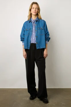 Surchemise En Denim Jeans - Armeille<Gerard Darel Best