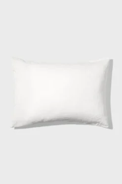 Taie D'Oreiller En Lin Lave - Blanc<Gerard Darel Discount