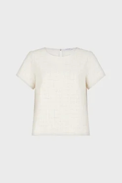 Top En Tweed Et Lurex Ecru - Amanda<Gerard Darel Best