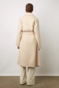 Trench En Laine Melangee Sable - Neissa<Gerard Darel Discount