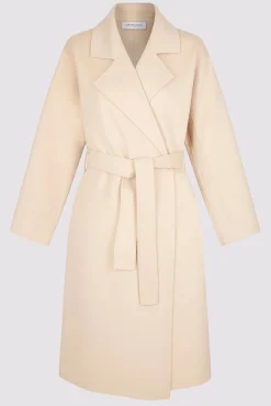 Trench En Laine Melangee Sable - Neissa<Gerard Darel Discount