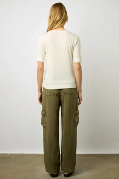 Tshirt A Fines Cotes Blanc - Maggie<Gerard Darel Discount
